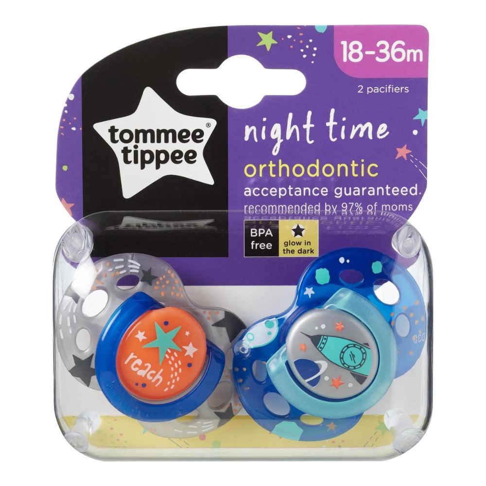 Tommee Tippee Night Time Glow in the Dark Pacifiers