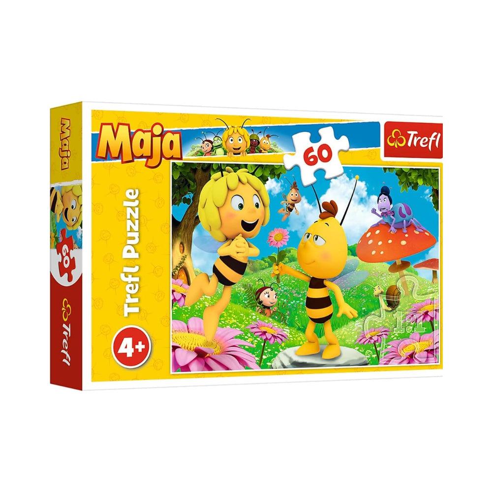 Trefl, A Flower For Maya The Bee, 60 Pcs Jigsaw Puzzle For Children Aged 4 Years And Up