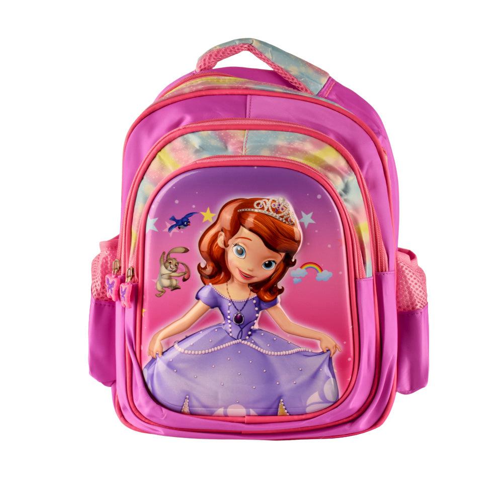 Trendy Cartoon School Bags for Girl Waterproof 3D Front Primary 1-5 Grade