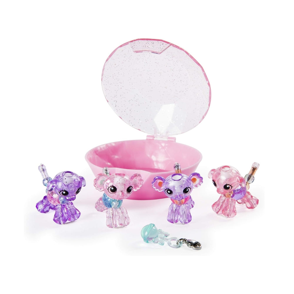 Twisty Petz, Series 2 Babies 4-Pack, Koalas And Puppies Collectible Bracelet And Case (Pink) For Kids
