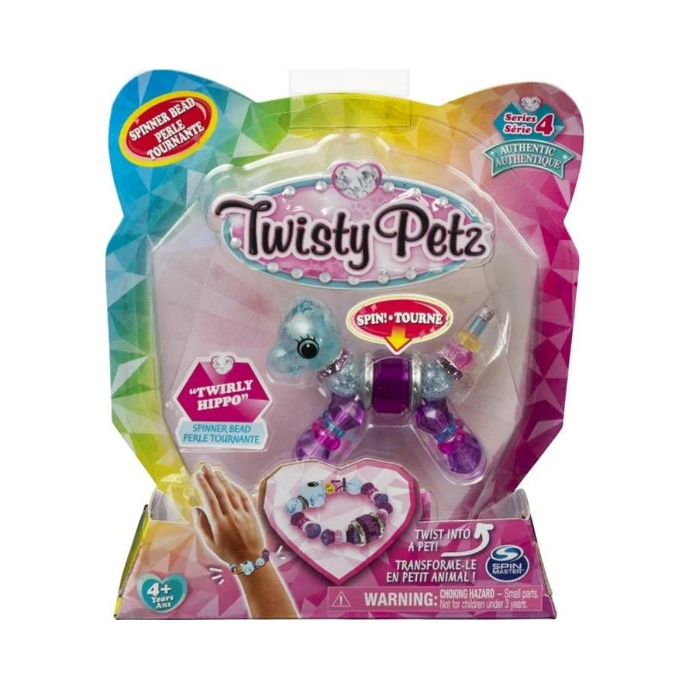 Twisty Petz, Series 4, Twirly Hippo, Collectible Bracelet For Kids Aged 4 And Up