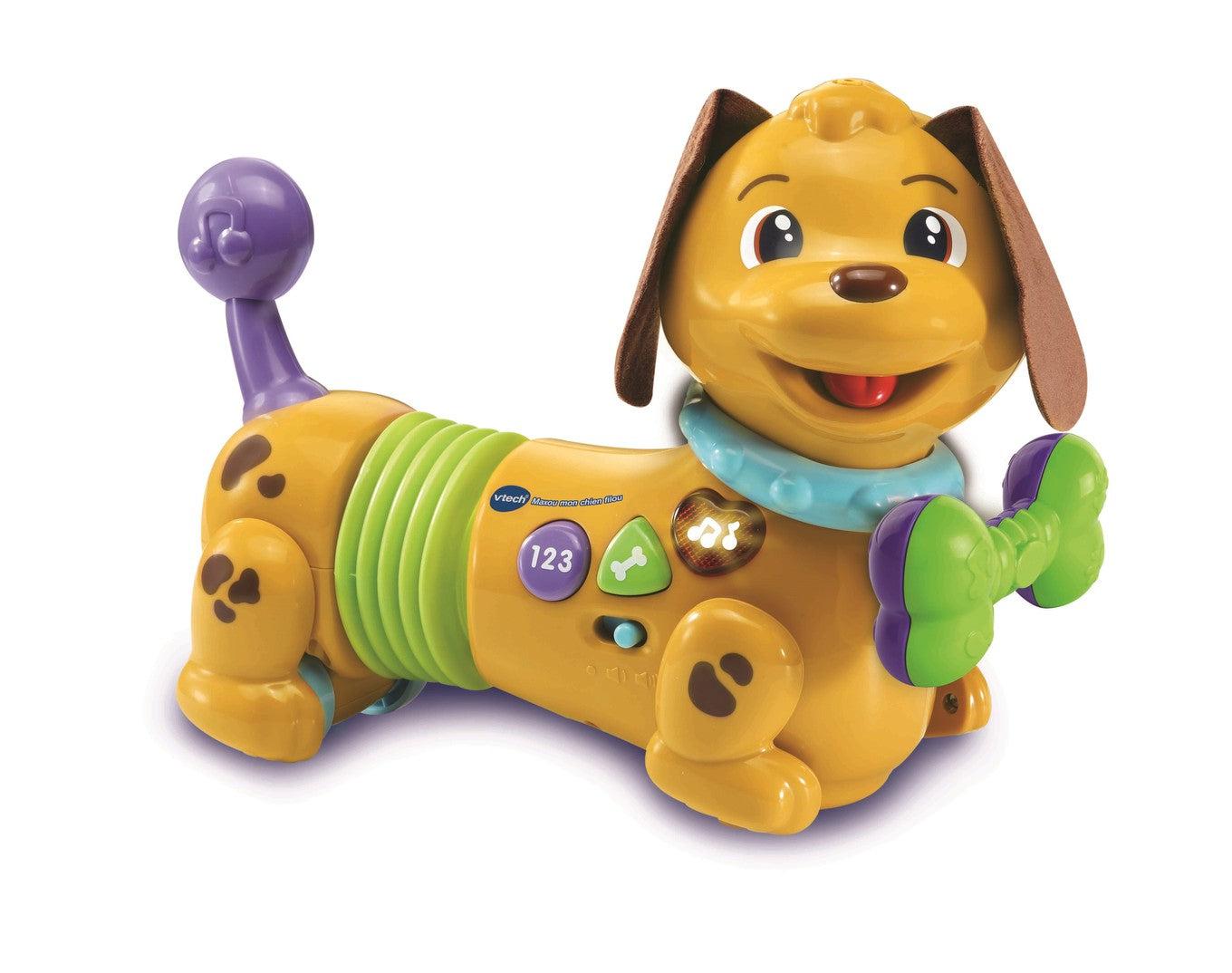 Vtech Maxou, My Funny, Dog Toy - Moves Alone - Interactive Animal - French Version