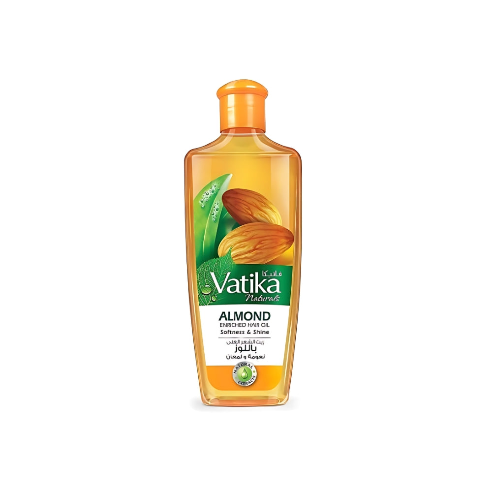 Vatika Imported Almond Enriched Hair Oil For Softness & Shine Hair Oil 300ml