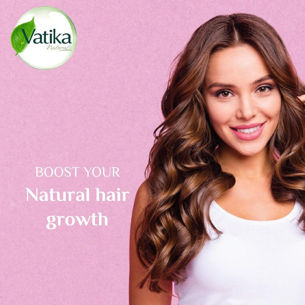 Vatika Naturals Garlic Shampoo 360 ml + 15% OFF Helps Maintain Natural Hair Growth For Weak & Falling Hair