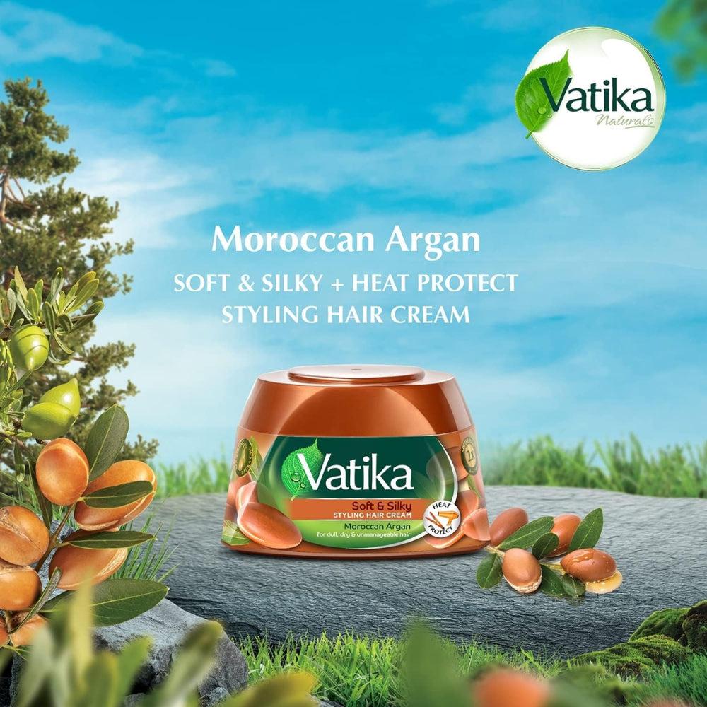 Vatika Naturals Moroccan Argan Styling Hair Cream 140ml