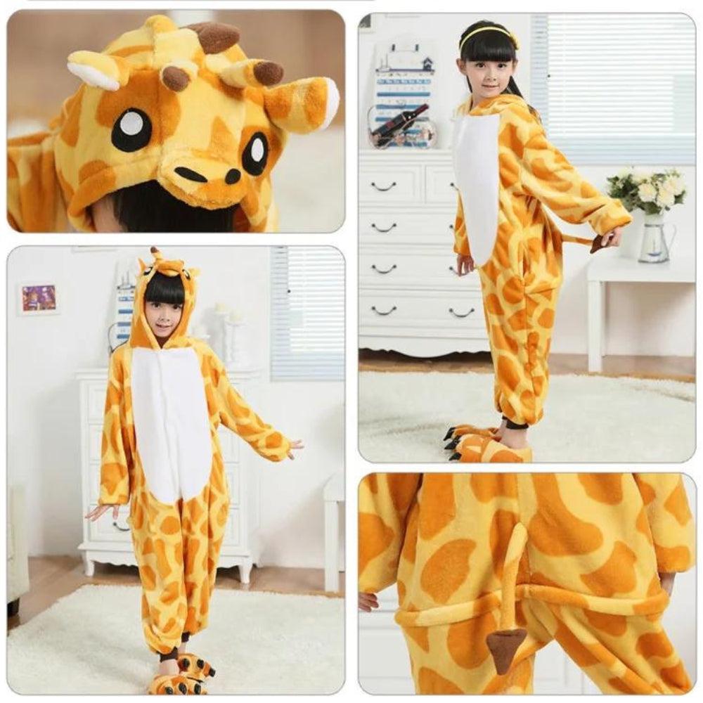 Vivi Pray Kids Unisex Cosplay Onesie Pyjamas Costume Giraffe