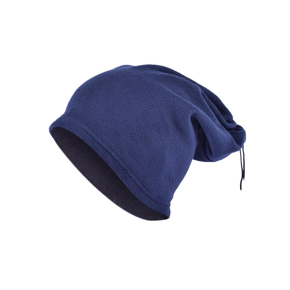 Winter Hat Solid Color Unisex Men's And Women's Beanie Cap Scarf Cotton