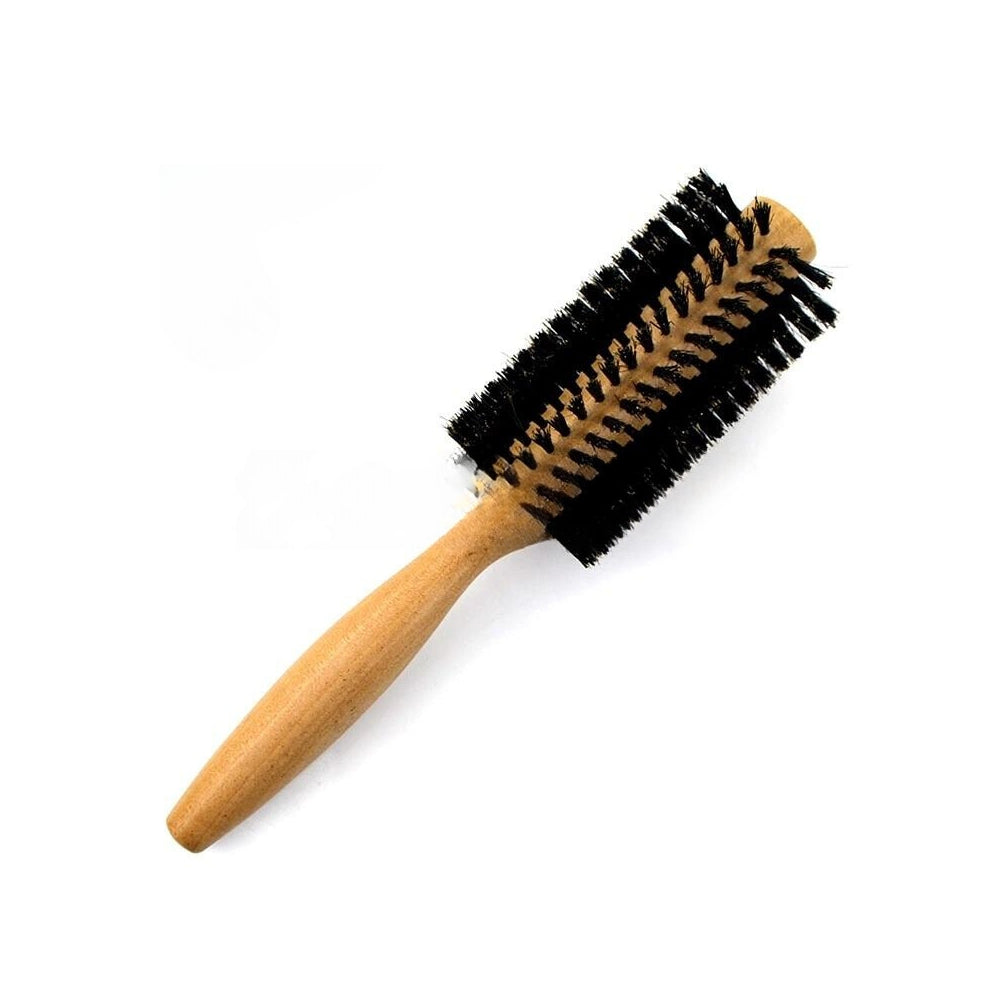 Wood Handle Round Hair Dressing Styling Brush