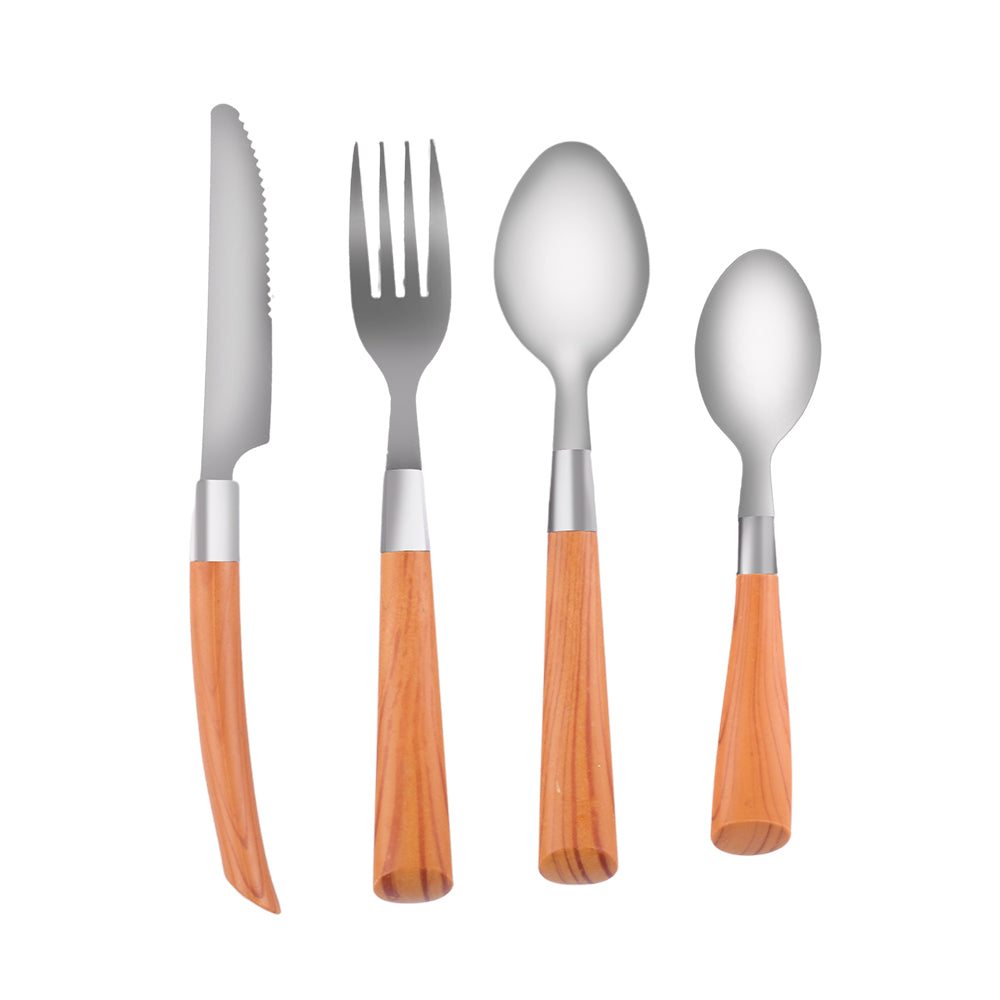 Wooden-handle Tableware Set